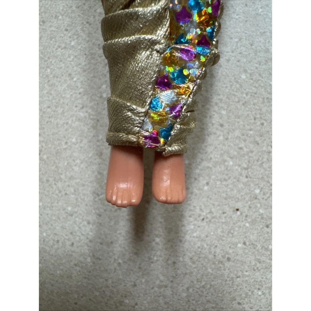 Mattel Jewel Hair Gold Mermaid Barbie Blonde Longest Hair Barbie Doll 1995